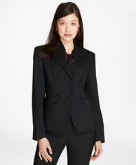 Brooks Brothers Women Wool Two-Button Jacket