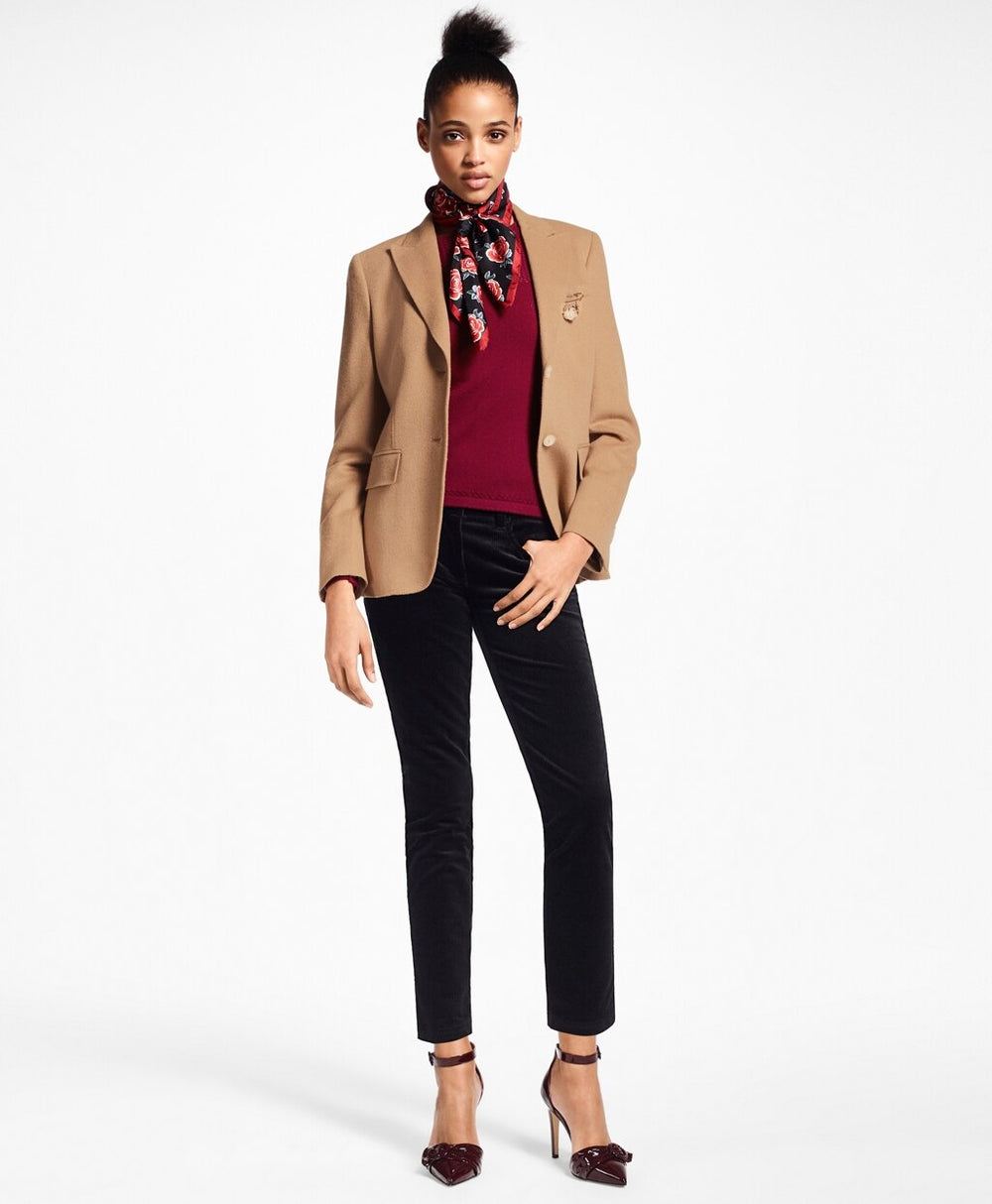 Brooks Brothers Women Camel Hair Jacket