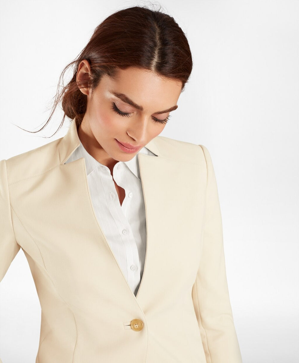 Brooks Brothers Women Double-Weave One-Button Jacket