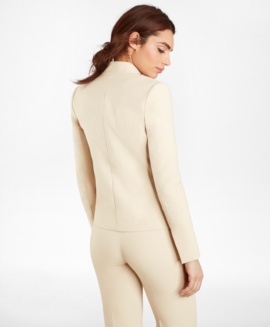 Brooks Brothers Women Double-Weave One-Button Jacket