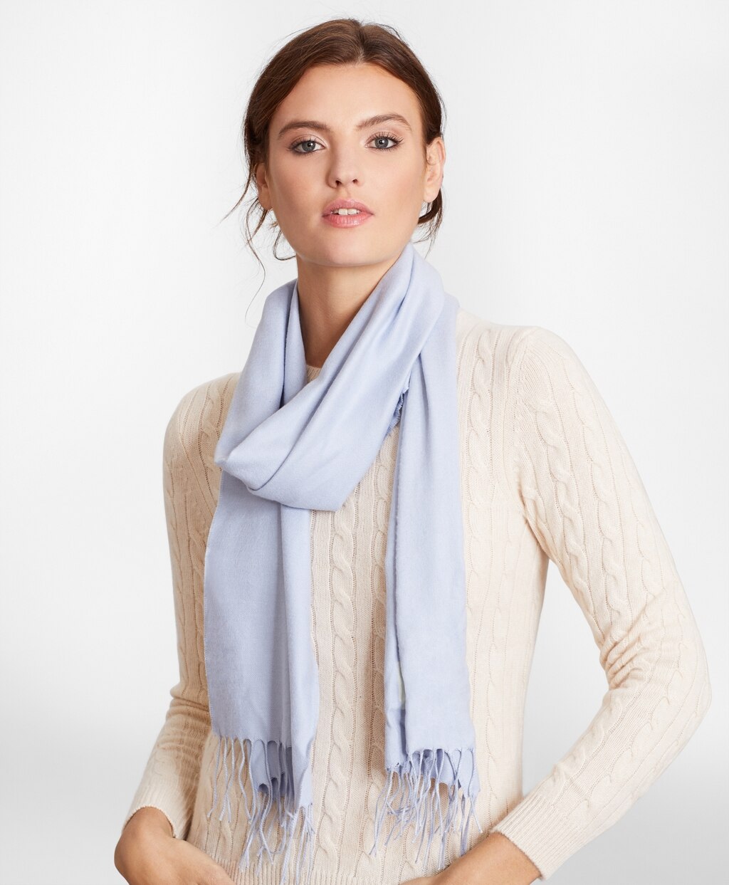 Brooks Brothers Women Silk Oblong Scarf