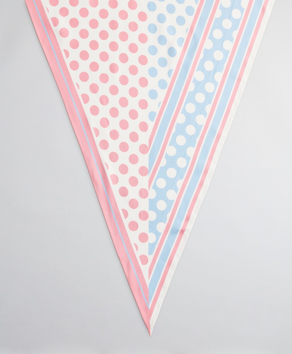 Brooks Brothers Women Polka-Dot-Print Silk Diamond Scarf