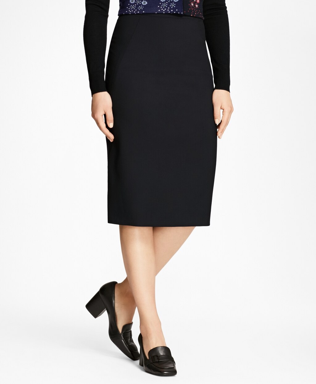 Brooks Brothers Women Wool Pencil Skirt