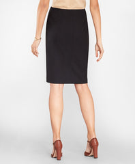 Brooks Brothers Women Checked BrooksCool® Merino Wool Pencil Skirt