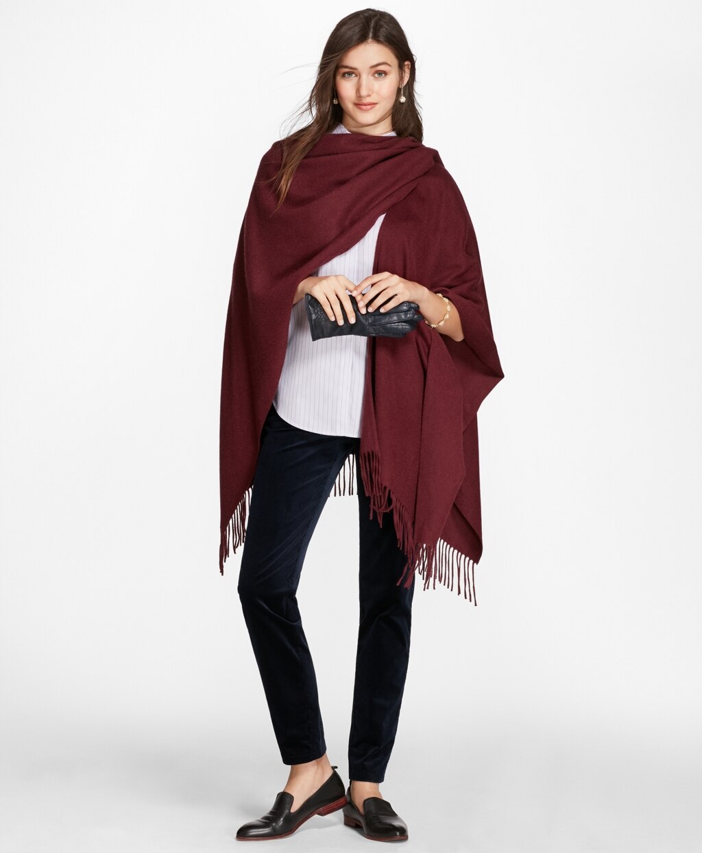 Brooks Brothers Women Cashmere Ruana