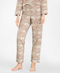 Brooks Brothers Women Floral-Print Supima® Cotton Poplin Pajama Set