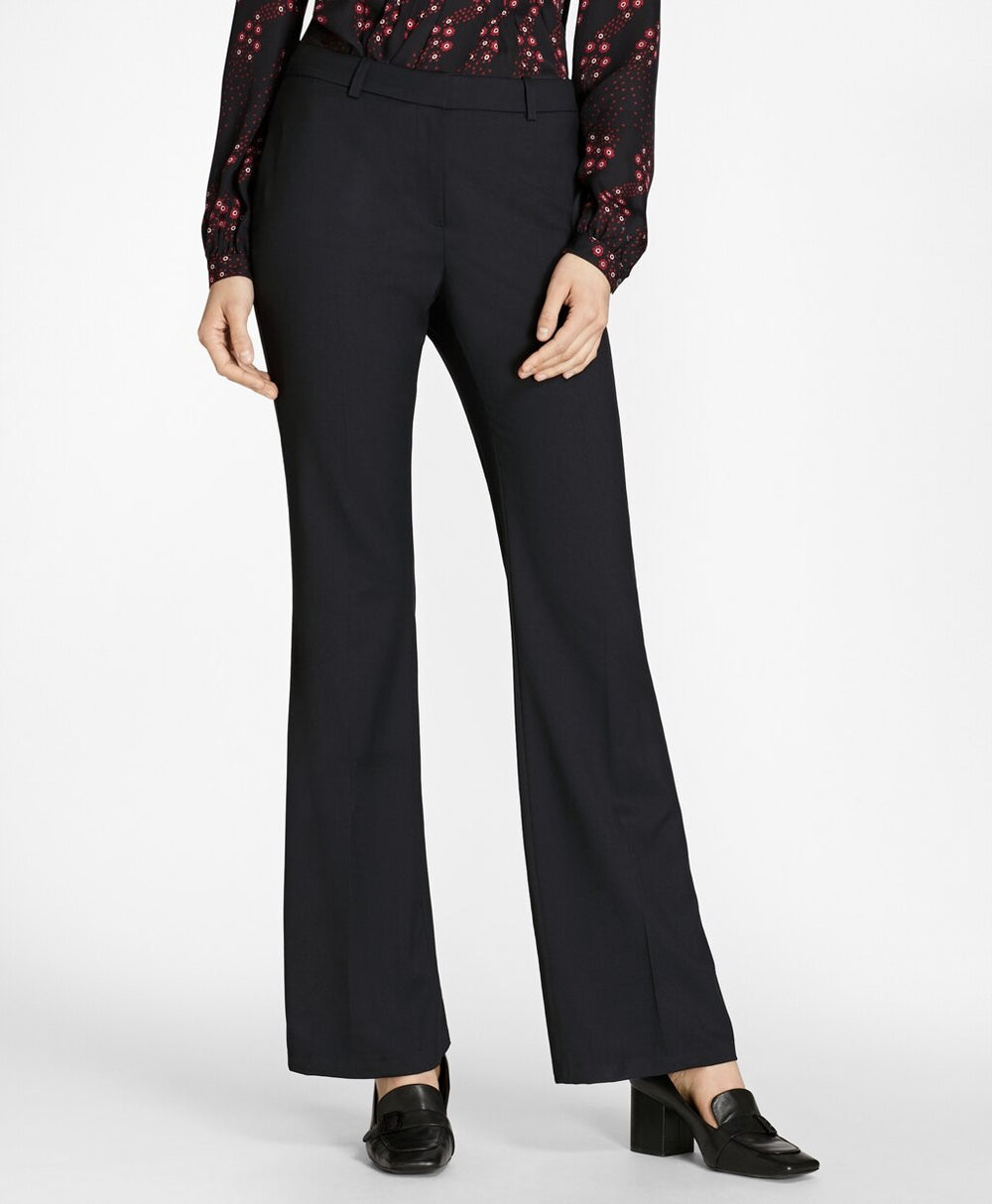 Brooks Brothers Women Wool Wide-Leg Pants