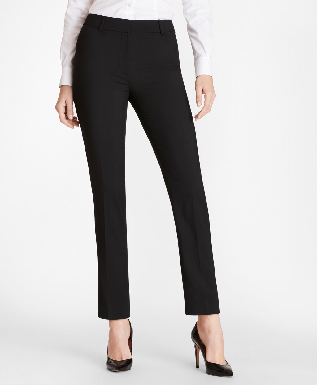 Brooks Brothers Women Slim-Fit Wool Pants