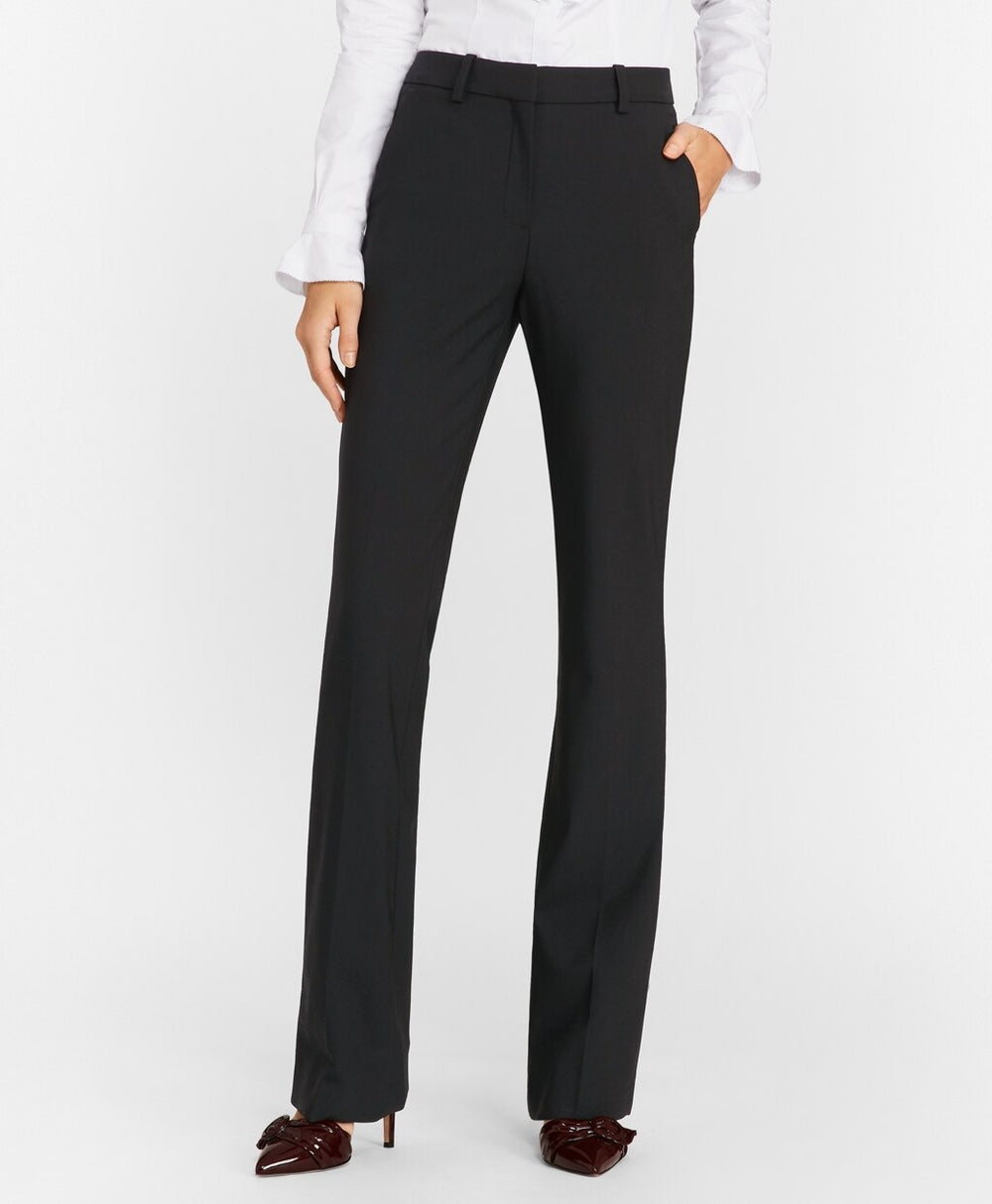 Brooks Brothers Women Stretch-Wool Crepe Tuxedo Pants
