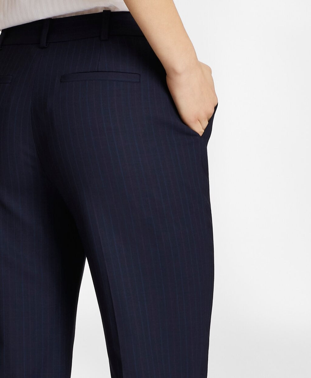 Brooks Brothers Women Pinstripe BrooksCool® Merino Wool Pants