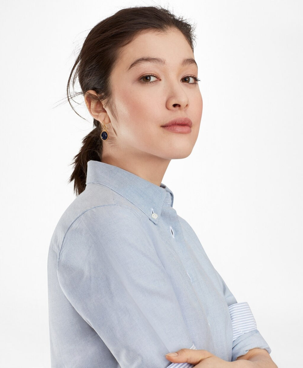 Brooks Brothers Women Classic-Fit Supima® Cotton Oxford Button-Down Shirt