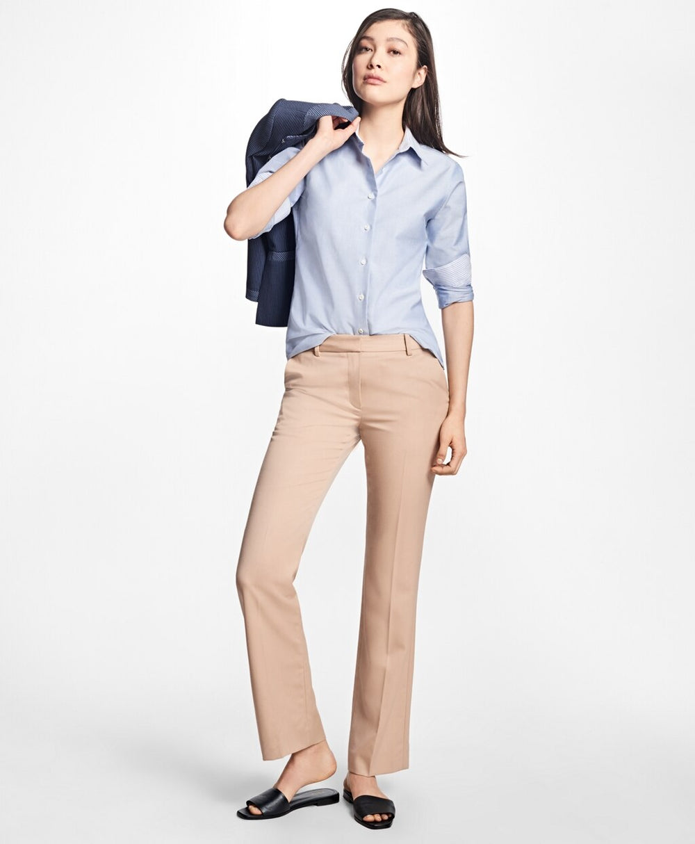 Brooks Brothers Women Classic-Fit Supima® Cotton Oxford Forward-Point Shirt