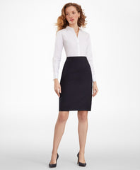 Brooks Brothers Women Non-Iron Fitted French Cuff Dress Shirt