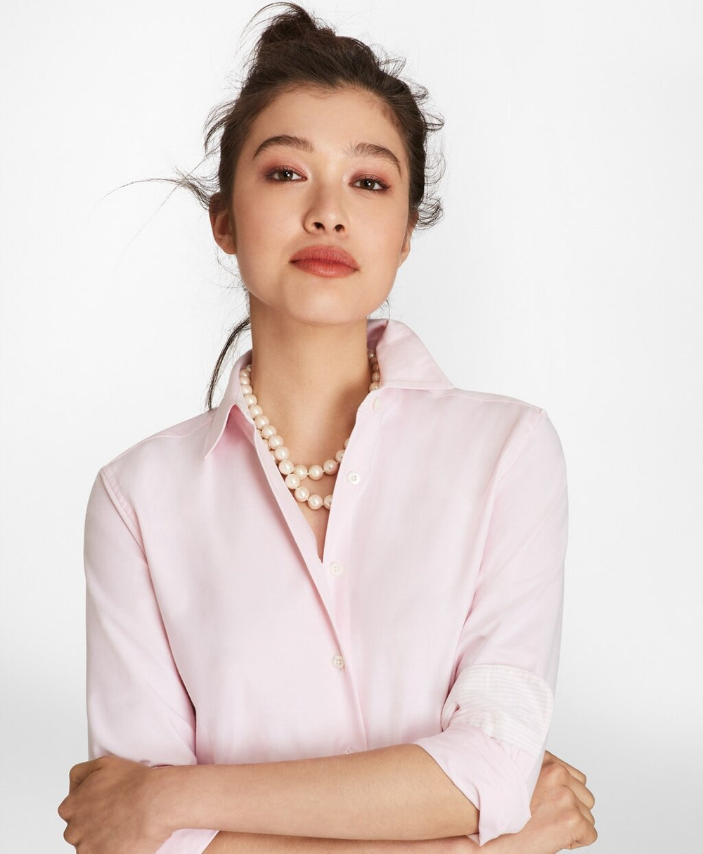 Brooks Brothers Women Classic-Fit Supima® Cotton Oxford Forward-Point Shirt
