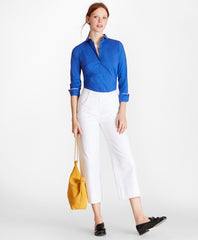 Brooks Brothers Women Tailored-Fit Stretch-Cotton Shirt