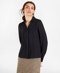 Brooks Brothers Women Silk Georgette French Cuff Shirt