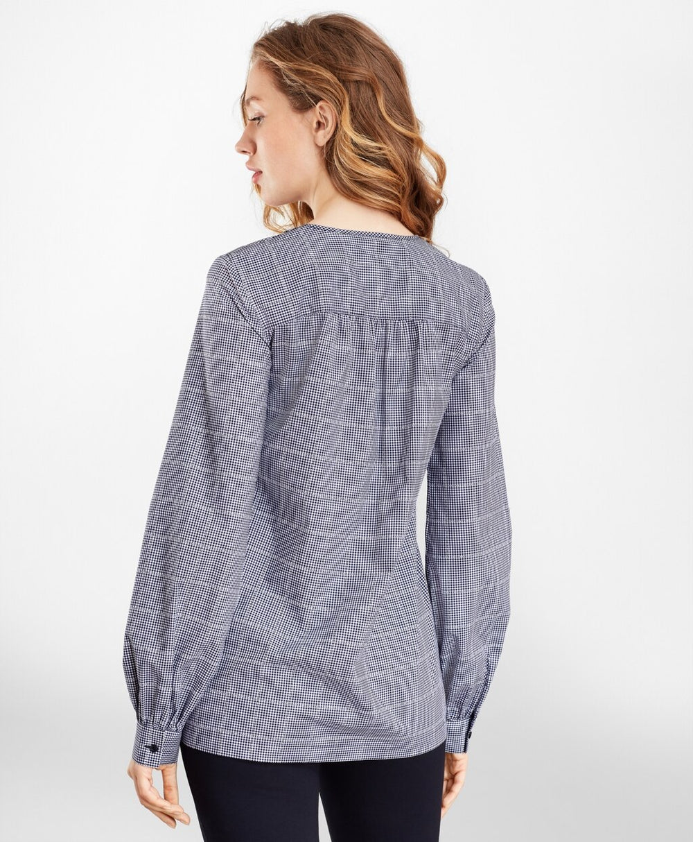 Brooks Brothers Women Checked Supima® Cotton Tunic