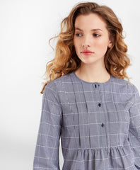 Brooks Brothers Women Checked Supima® Cotton Tunic