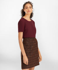Brooks Brothers Women Satin T-Shirt