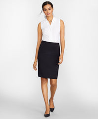 Brooks Brothers Women Non-Iron Stretch Supima® Cotton Sleeveless Ruffled Blouse