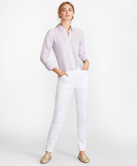 Brooks Brothers Women Gingham Irish Linen Tunic