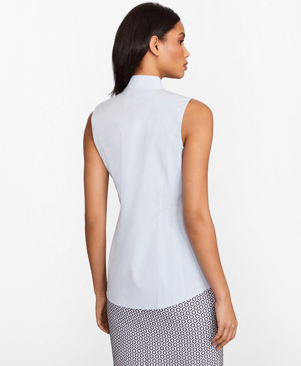 Brooks Brothers Women Non-Iron Poplin Sleeveless Blouse