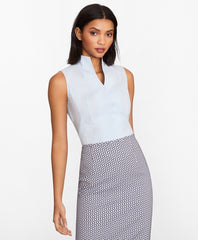 Brooks Brothers Women Non-Iron Poplin Sleeveless Blouse