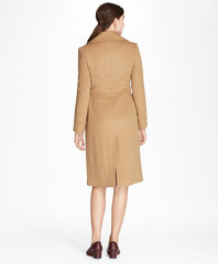 Brooks Brothers Women Camel Hair Polo Coat