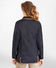 Brooks Brothers Women Water-Repellent Quilted Car Coat