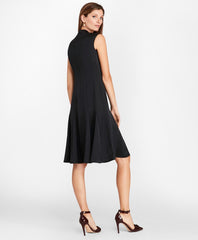 Brooks Brothers Women Beaded Satin A-Line Dress