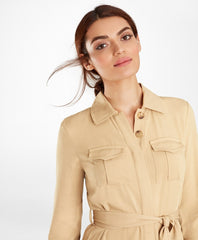 Brooks Brothers Women Twill Shirt Dress