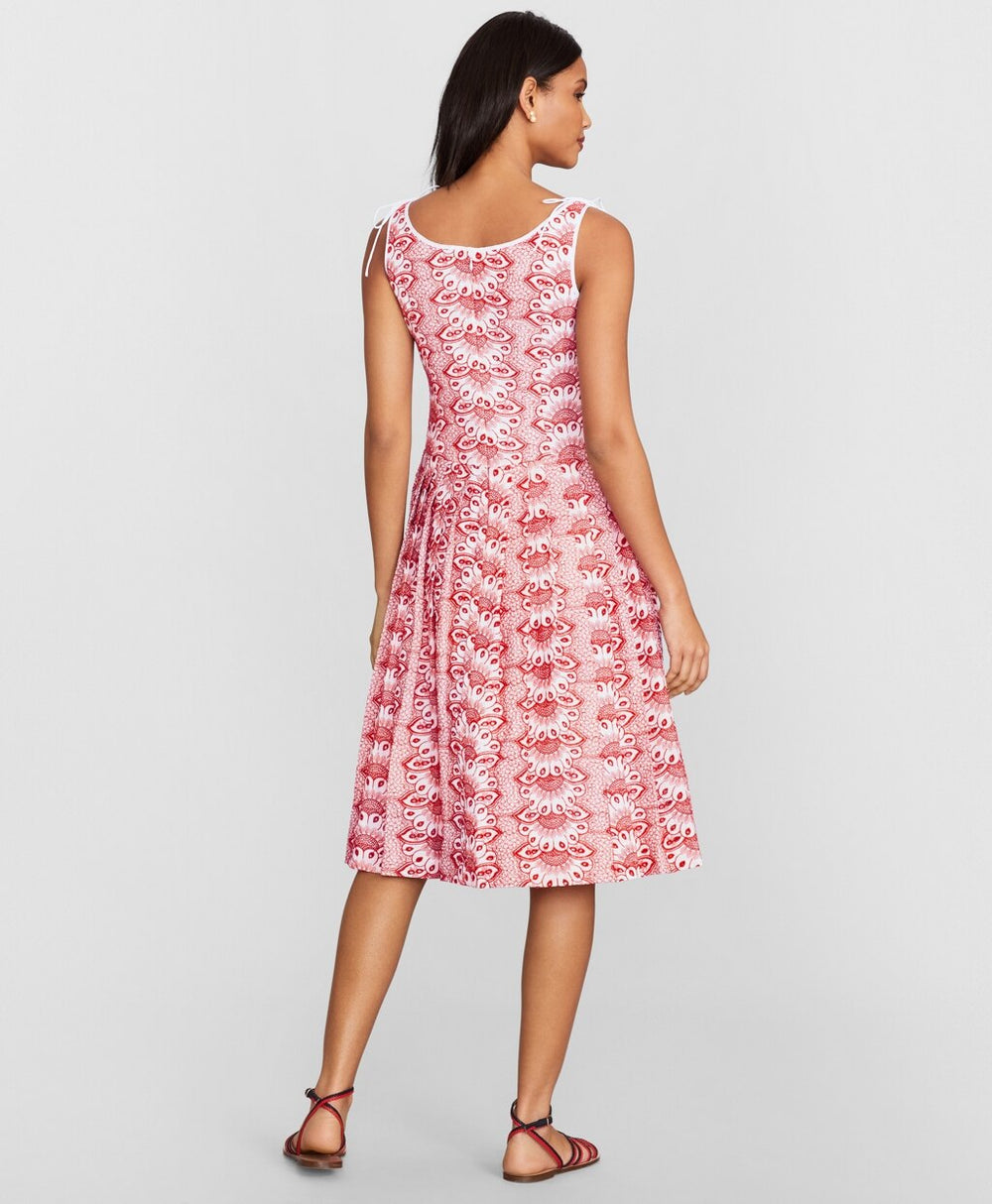 Brooks Brothers Women Floral-Embroidered Dress