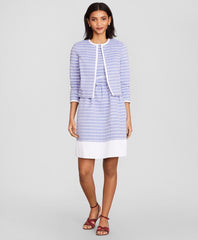 Brooks Brothers Women Striped Cotton Dobby Dress