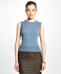 Brooks Brothers Women Sleeveless Cashmere Shell