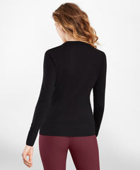 Brooks Brothers Women Merino Wool V-Neck Sweater