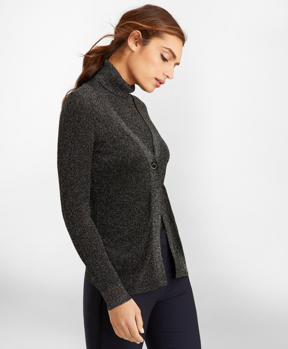 Brooks Brothers Women Sparkle-Knit Cardigan