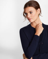 Brooks Brothers Women Supima® Cotton Long Cardigan