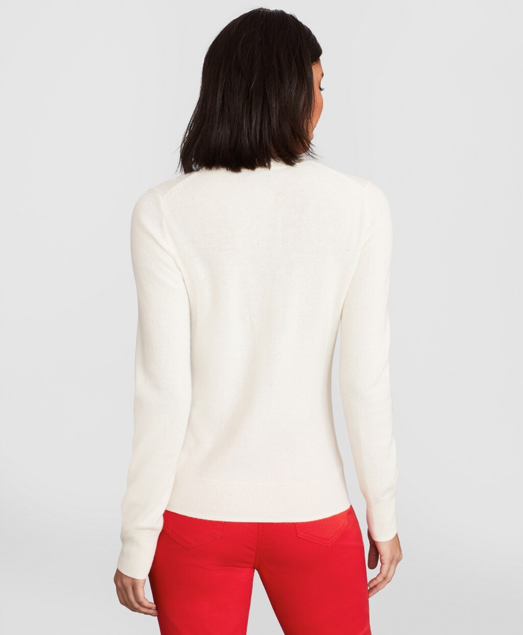 Brooks Brothers Women Floral-Patterned Silk-Cashmere Sweater