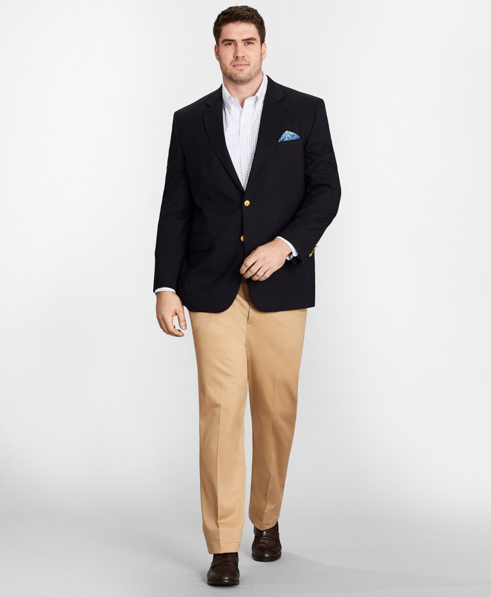 Brooks Brothers Men Big & Tall Two-Button 1818 Blazer