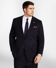 Brooks Brothers Men Big & Tall Stretch Wool Two-Button 1818 Suit