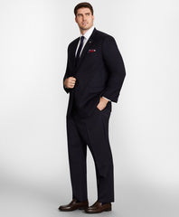 Brooks Brothers Men Big & Tall Stretch Wool Two-Button 1818 Suit